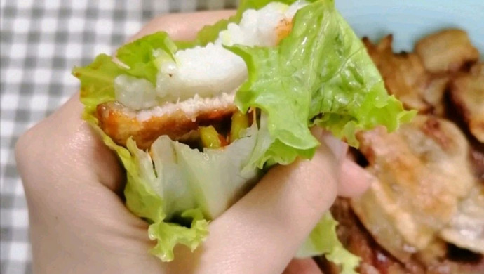 Korean cuisine fried pork belly, it's that simple