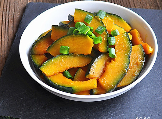 Braised Japanese pumpkin