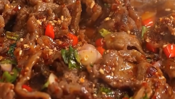 Super rice Thai spicy beef