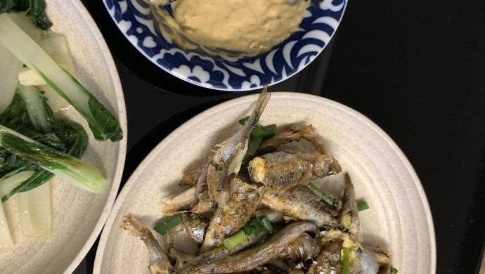 Japanese fried spring fish