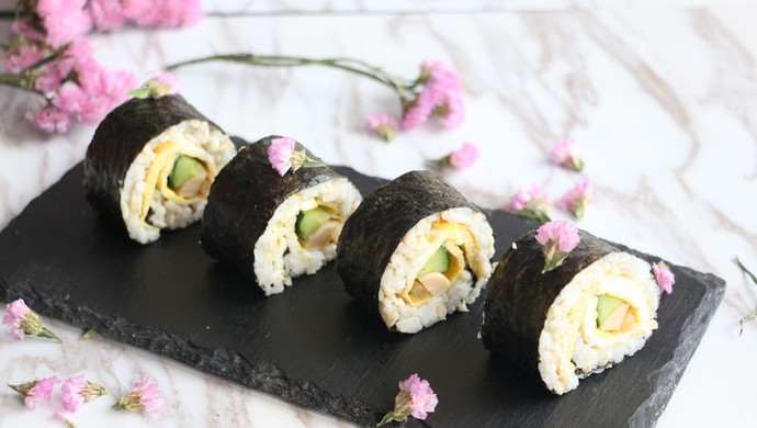 Japanese oatmeal fragrant rice sushi