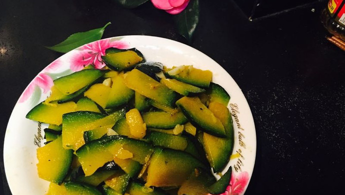 Sautéed Japanese pumpkin