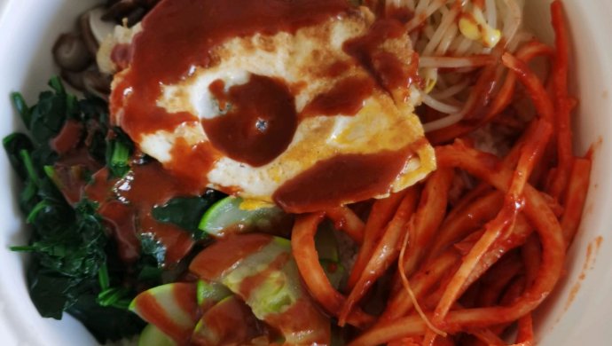 Korean bibimbap