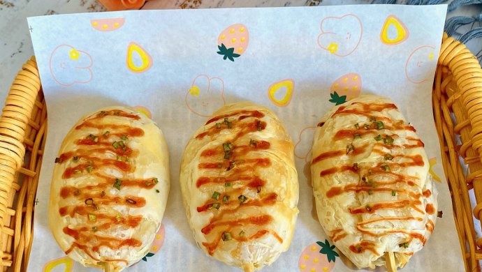 Cheese and ham crisp