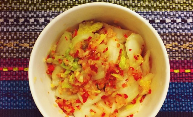 Korean spicy cabbage