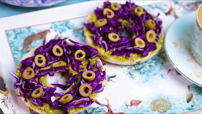 Olive pistachio tapas