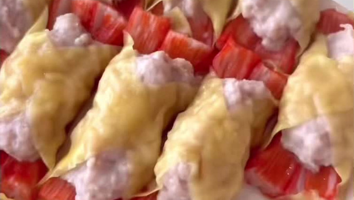 Thai crab stick pork wontons