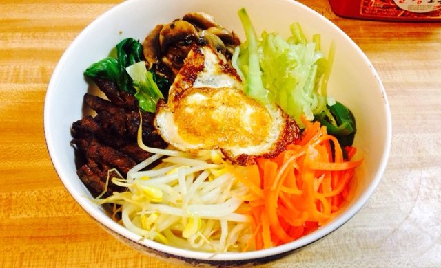 Korean bibimbap
