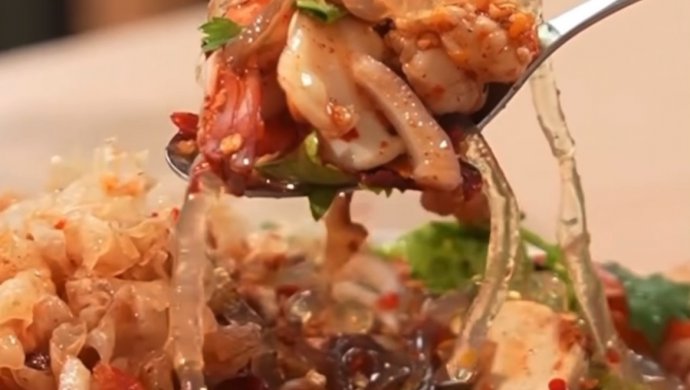 Thai seafood salad