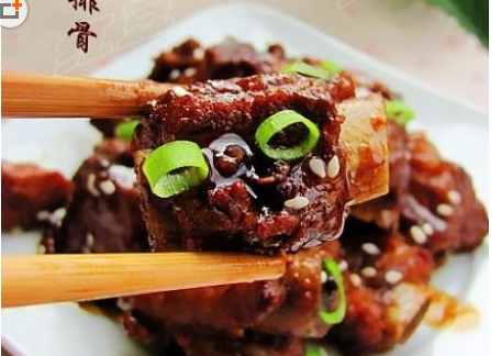 Sweet and sour pork ribs ~ banquet main course