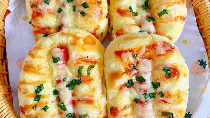 Cheese and ham bread