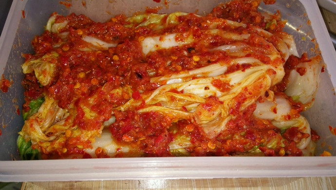 Korean spicy cabbage