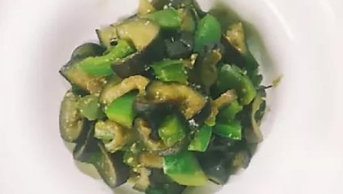 Japanese miso stir-fried eggplant