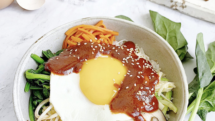 Korean bibimbap