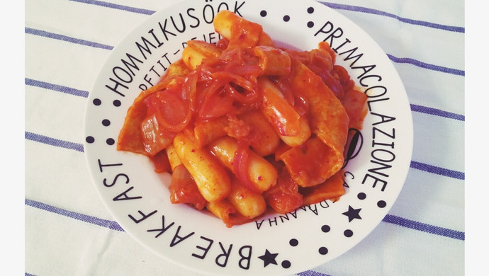 【Korean Cuisine】Kimchi tteokbokki