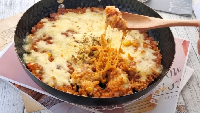 Korean cheese rice