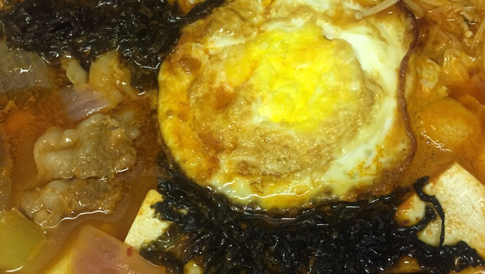 Korean spicy soup pot