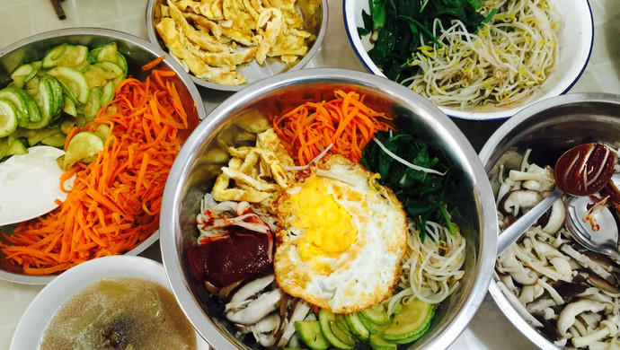 Korean bibimbap