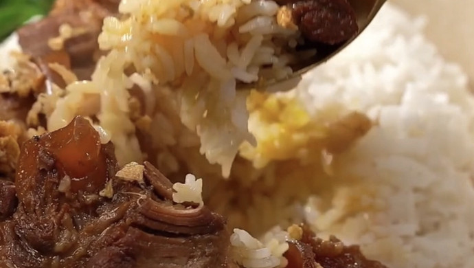 Thai braised pork rice
