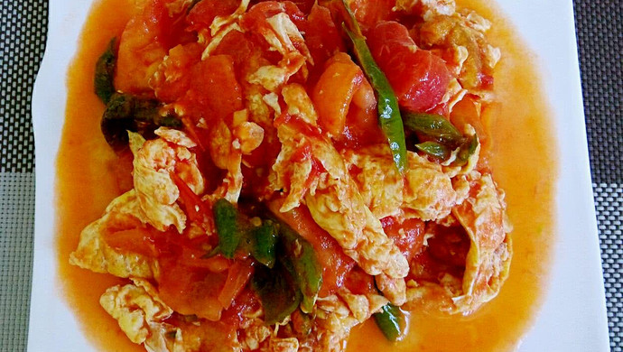 Tang fruit dish - Western spicy egg