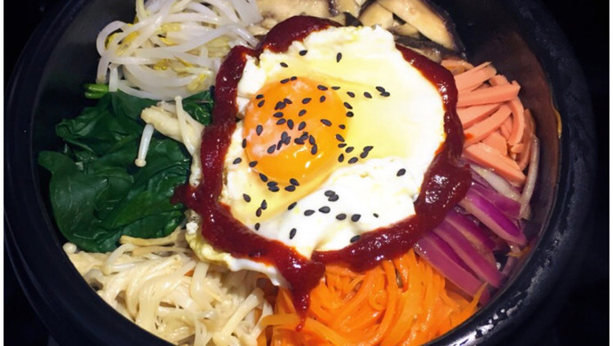Korean bibimbap