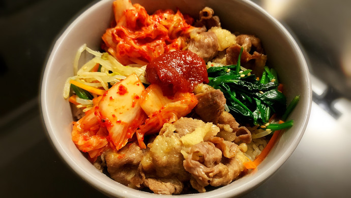 Korean bibimbap