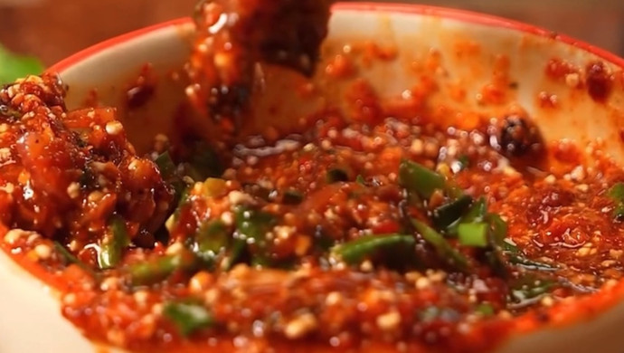 Thai fried pork neck