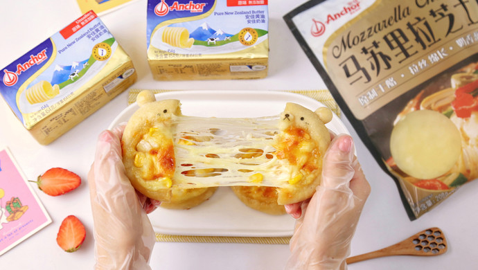 Cheese cod mashed pizza