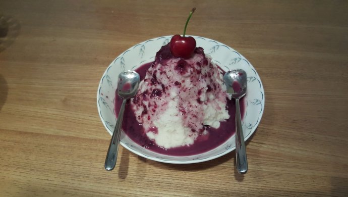 Blueberry yam (food processor version)