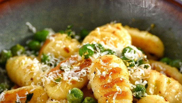 Unlock the Italian national food, pan-fried Italian potato meatballs