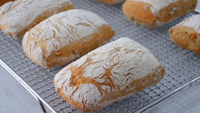 This whole wheat ciabatta bread is delicious and easy to make!