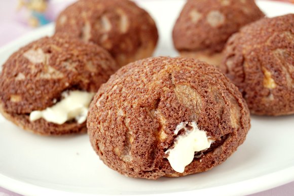 Chocolate puff pastry