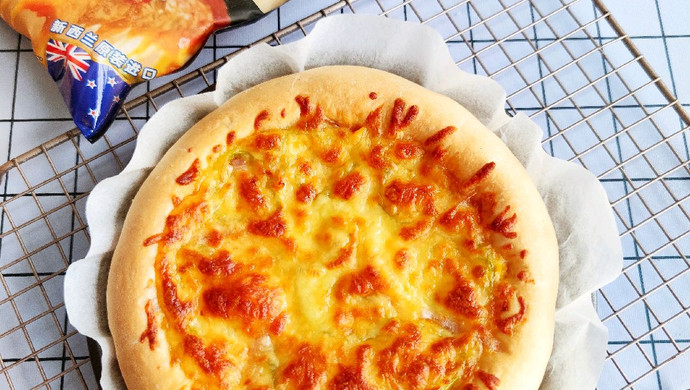 Assorted chicken steak pizza