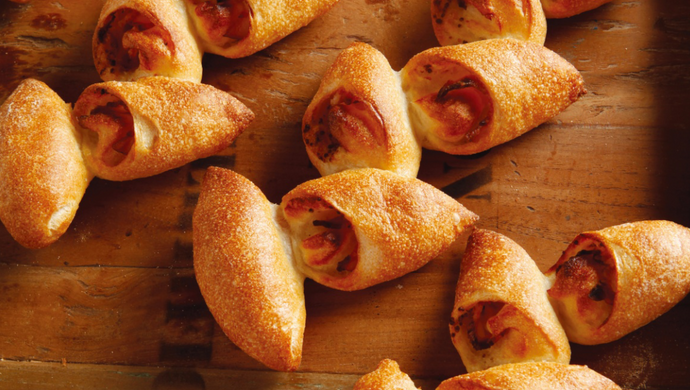 French bacon mustard seed bread