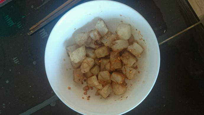 Dark cuisine Cornstarch stew