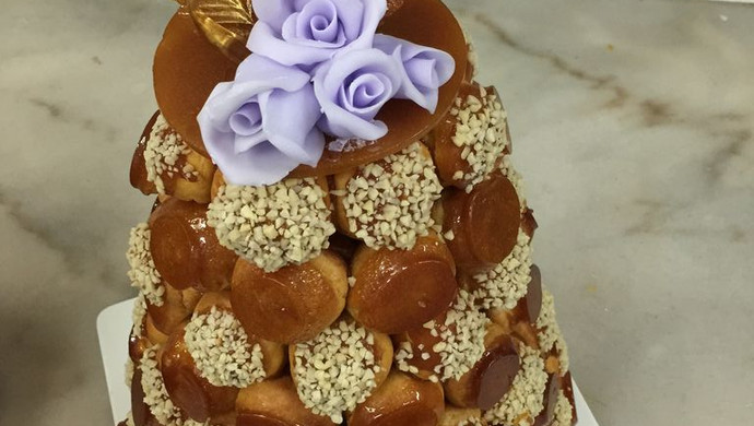 Traditional French choux tart