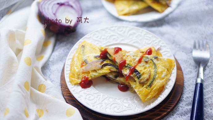 Spanish potato pancakes