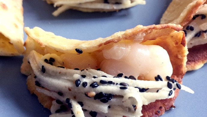 Mexican shrimp cakes