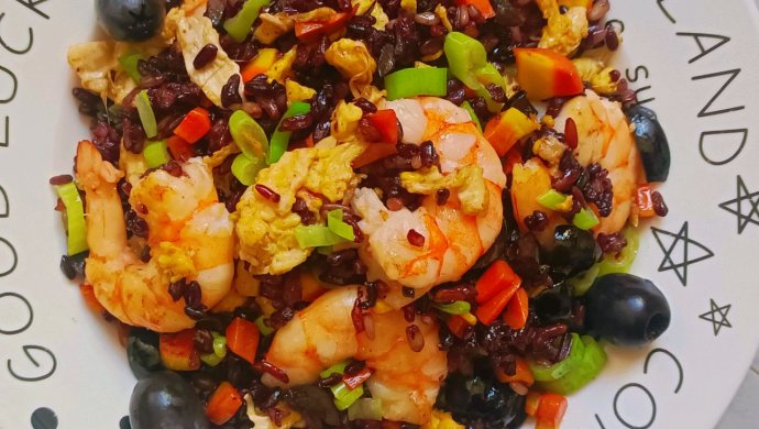 Spanish Olive Grains Egg Fried Rice