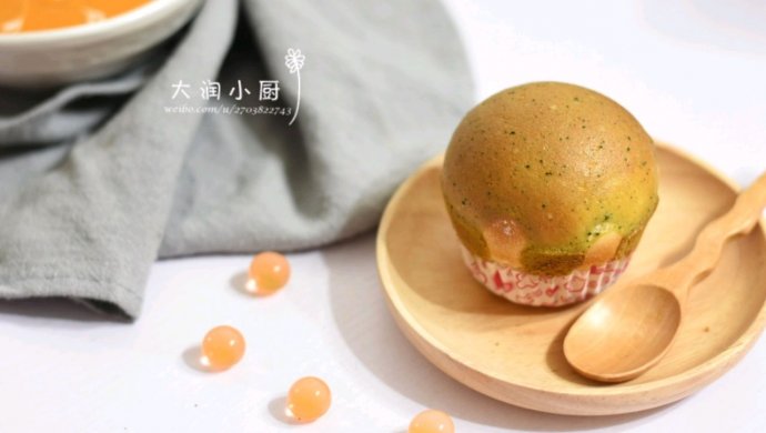 Fragrant matcha taco bread