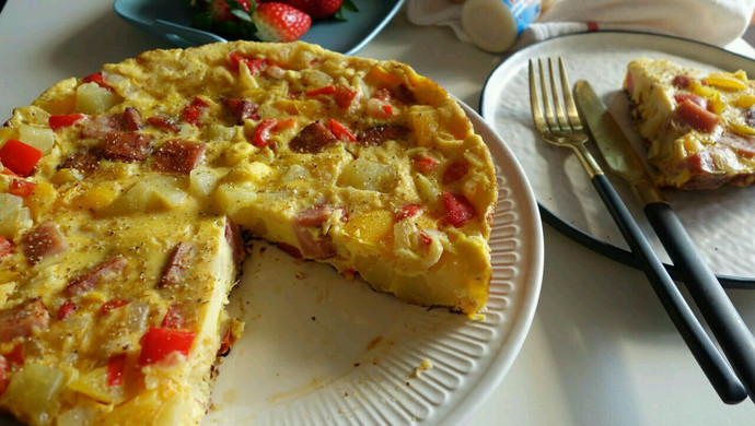 Spanish thick omelette