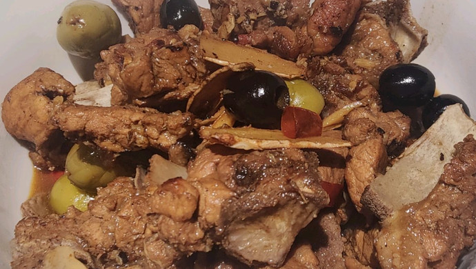 Spanish olive stew of ribs
