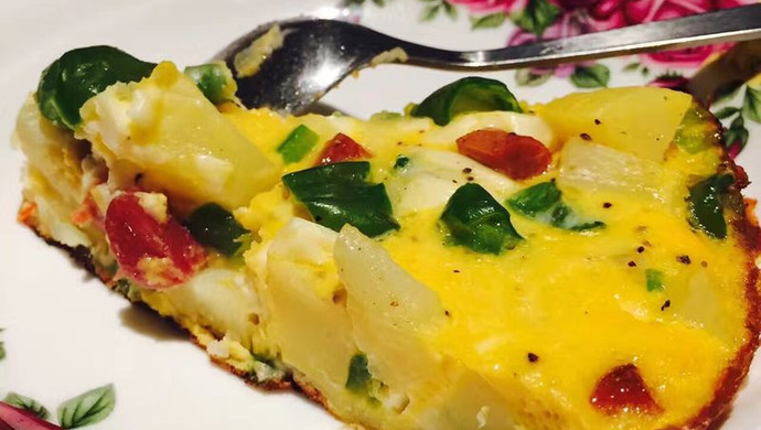 Spanish thick omelette