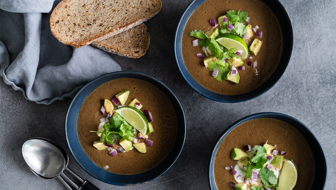 Mexican black bean soup
