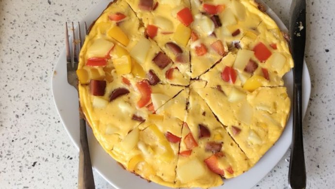 Spanish thick omelette