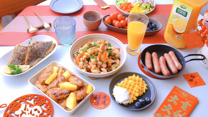 Spanish garlic spicy shrimp