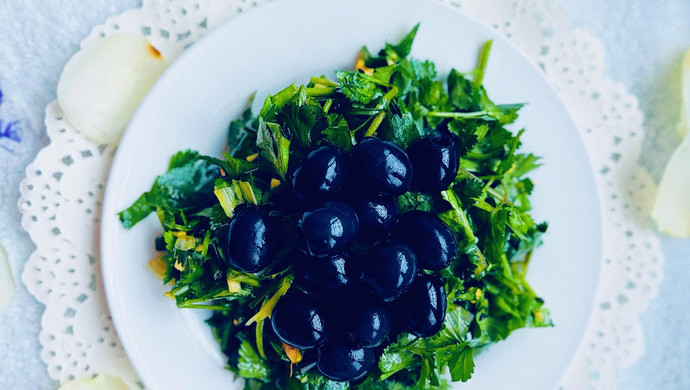 Spanish black olive creative dishes