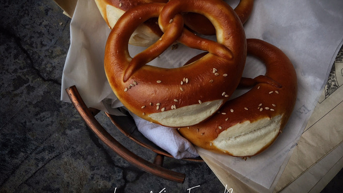 German alkaline bread (Prejie)