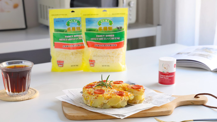 Mexican potato cheesecake