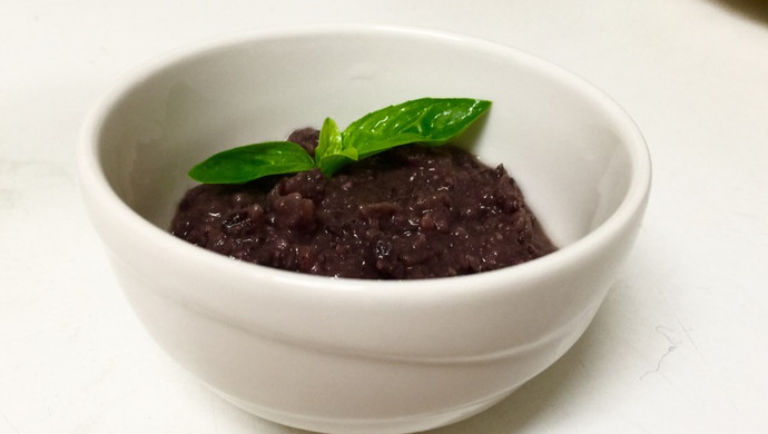 Mexican black bean puree